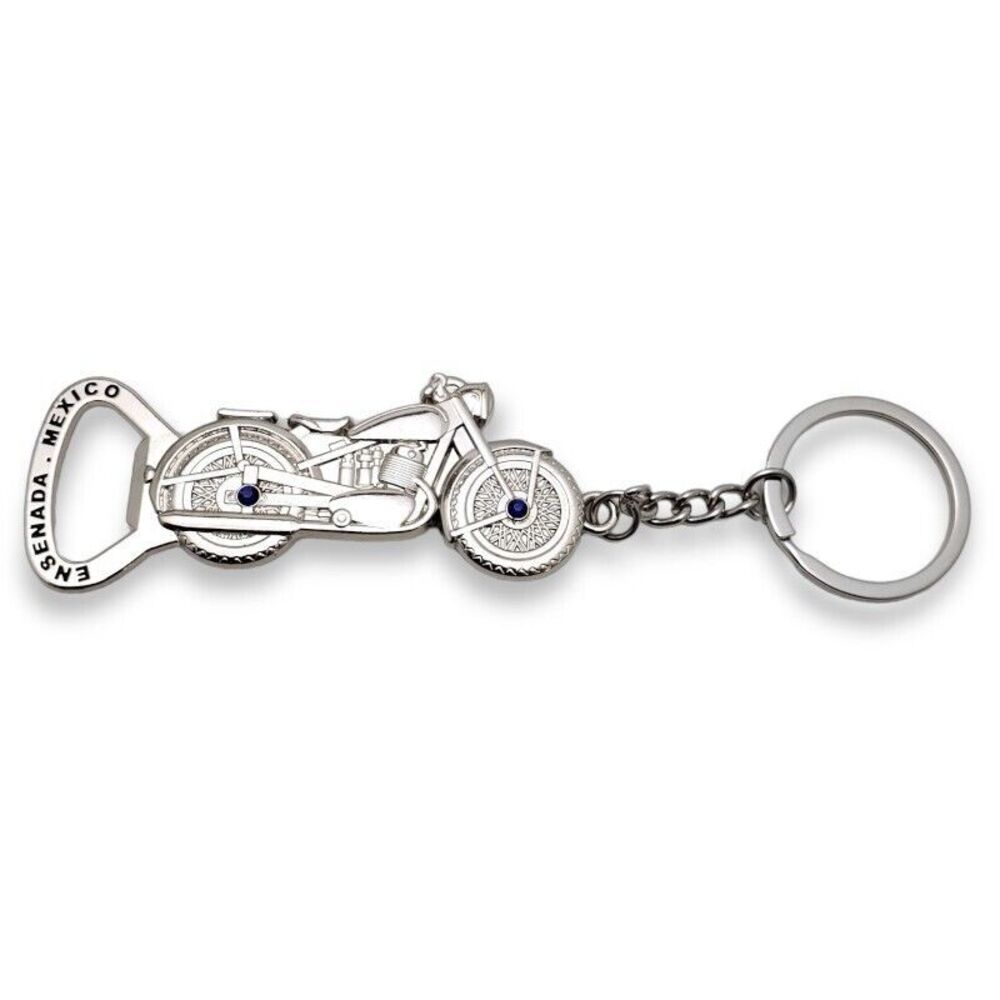 Ensenada Keychain Souvenir Bottle Opener Key Ring‎ Travel Motorcycle Motorbike